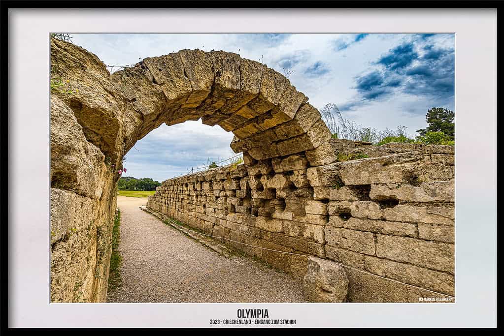 Olympia - Eingang zum Stadion