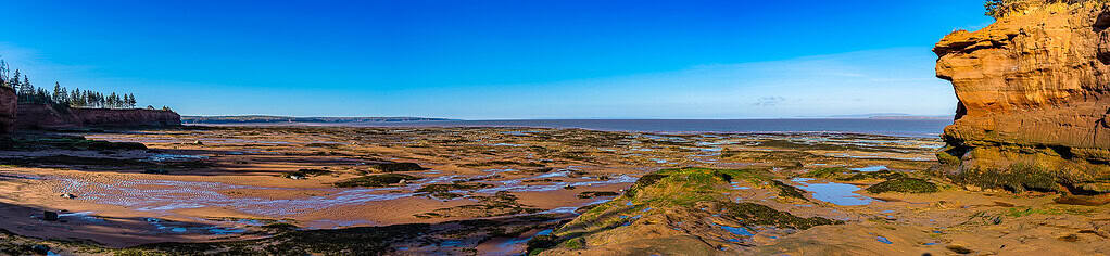 Burntcoat Head Park - Gigantische Gezeitenunterschiede von über 16 Metern