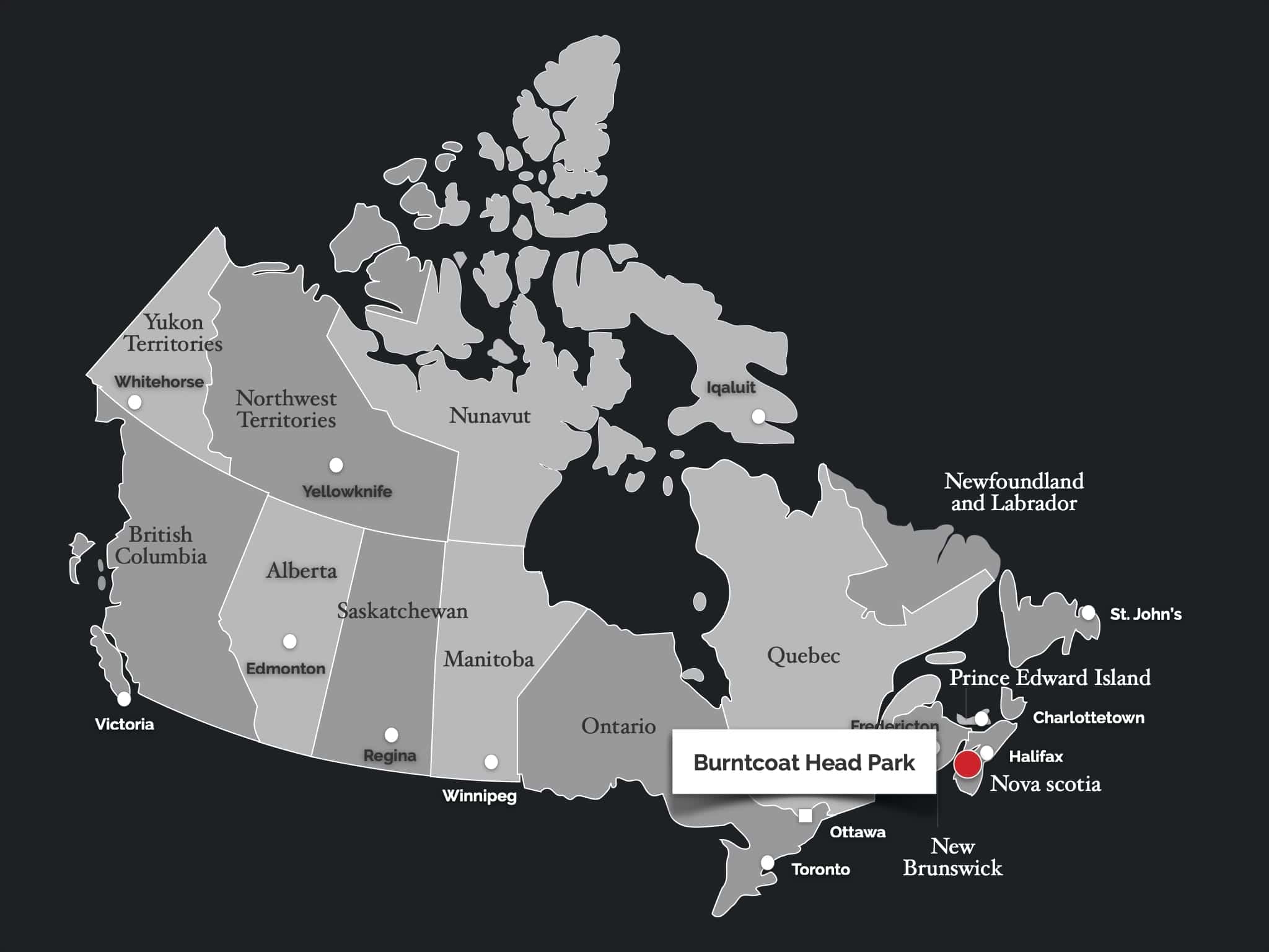 Burntcoat Head Park - Gigantische Gezeitenhübe von über 16 Metern
